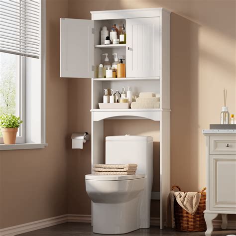 Buy Gizoon Over The Toilet Storage Cabinet With Adjustable Shelf And