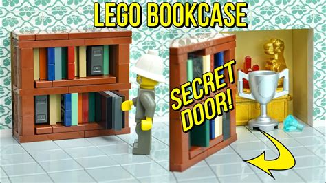 How To Build A Lego Secret Bookcase Door Youtube