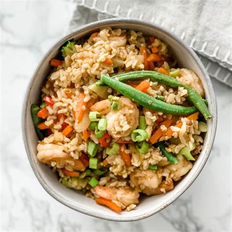 Healthy Shrimp Fried Rice Recipe Shrimp And Vegetables Shrimp