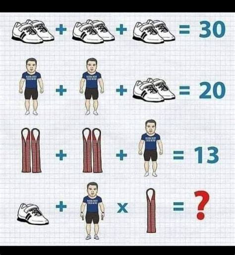 Can you solve this viral maths puzzle ie shoes man binocular puzzle. Shoes Man Ribbon Puzzle - with Answer - Forward Junction ...