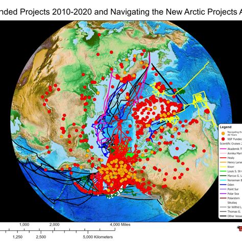 Nsf Funded Projects For 2010 2020 And Navigating The New Arctic