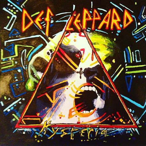Def Leppard Hysteria Album Cover Album Covers Comic
