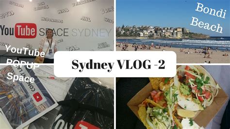 Sydney Vlog Day Youtube Workshop Bondi Beach Youtube