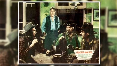 Frontier Marshal Western 1939 Randolph Scott Cesar Romero Nancy Kelly