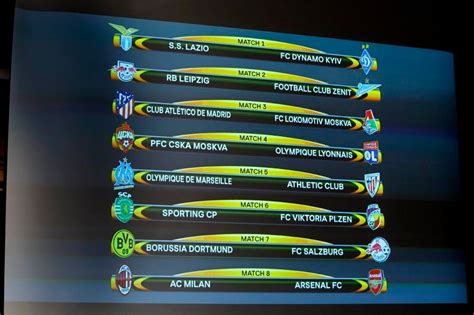 After an eventful round of 32, including shock. Europa League round of 16 draw - Arsenal to face AC Milan - Olomoinfo