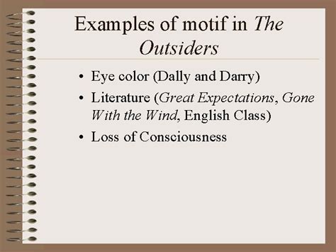 Motifs How To Identify Motifs In Literature What