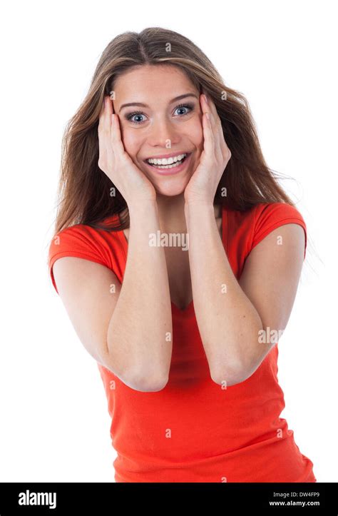Astonished Blonde Girl Hi Res Stock Photography And Images Alamy