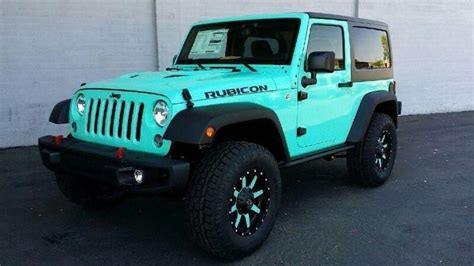 Turquoise Rubicon Jeep Cars Dream Cars Jeep Dream Cars