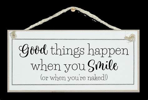 Good Things Happen When You Smile Naked Gorgeous Shabby Etsy