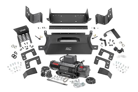 Hidden Winch Mount Ford Bronco 4wd 2021 2023 Rough Country