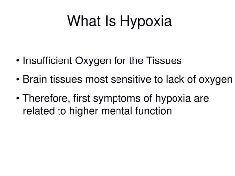 Ppt Hypoxia Dr Simon Brown Powerpoint Presentation Free Download