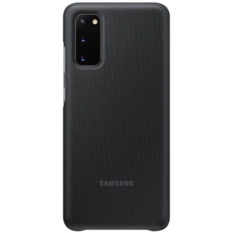 Capa Protetora Clear View Samsung Galaxy S20 Plus Sm G985 Cor Preta Em