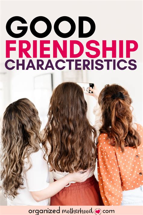 good friendship characteristics