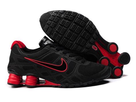 Nike Shox R6 Mens Black Red Shoes Red Colour Make You Feel Happiness