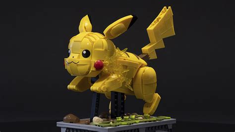 Mattels Mega Pokemon Motion Pikachu Building Set Now Available