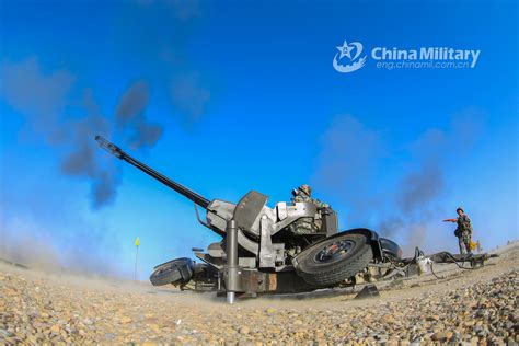 Soldiers Fire Anti Aircraft Weapons In Live Fire Test China Military