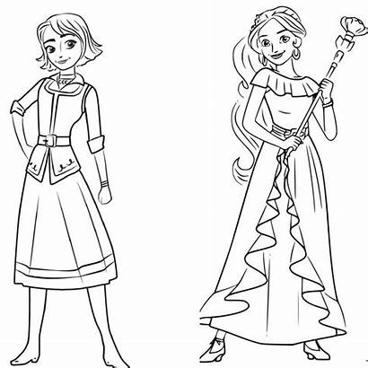 Elena Avalor Coloring Naomi Pages Printable