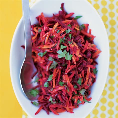 Shredded Beet And Carrot Salad