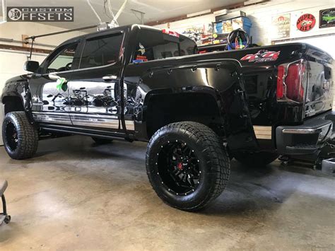 2017 Gmc Sierra 1500 With 20x10 24 Havok H109 And 28565r20 Nitto
