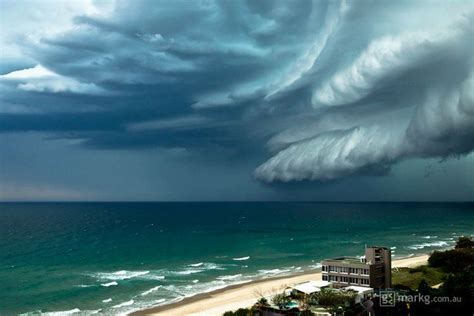 Large Storm Front Gold Coast Queensland Au