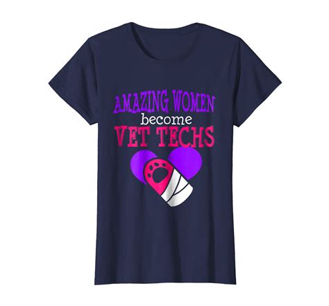I got a starter home set of dishes and kitchenware and towels and appliances that my mom's been collecting since i started high school. Vet Tech Women T Shirt Veterinary Technician Graduation Gift