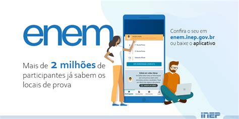 Instituto nacional de estudos e pesquisas educacionais anísio teixeira. Enem Inep Pagina Do Participante : Participante, o segundo ...