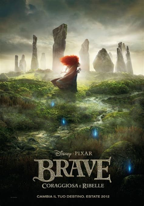 迪士尼皮克斯动画电影《勇敢》brave海报欣赏 设计之家