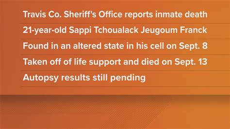 travis county inmate dies in custody