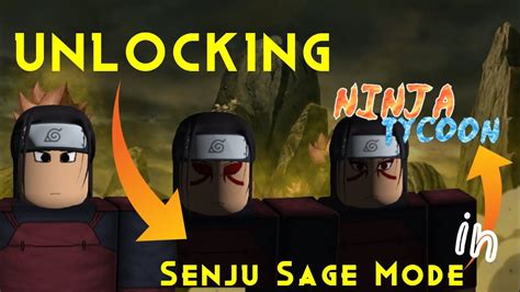 Naruto Tycoon Senju Sage Mode Showcase Ninja Tycoon Youtube