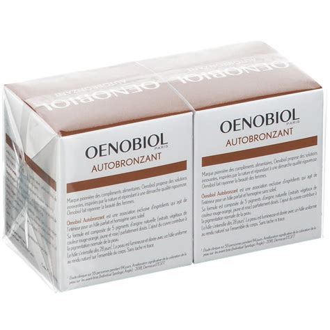 Oenobiol Autobronzant Duo 2x30 Pcs Redcare Pharmacie