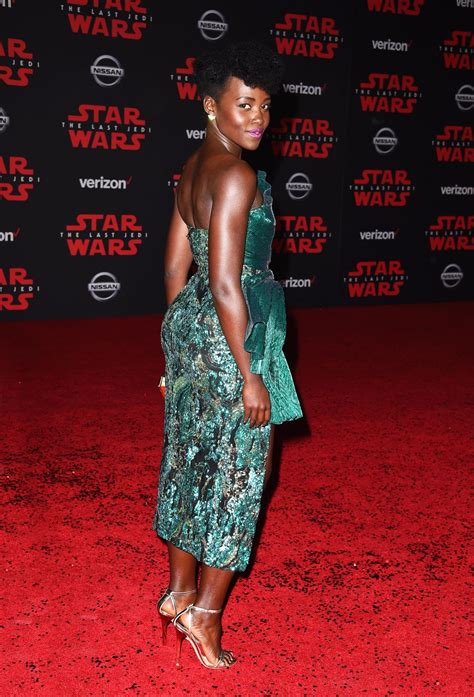 The actress also featured prominently in the box. LUPITA NYONG'O at Star Wars: The Last Jedi Premiere in Los Angeles 12/09/2017 - HawtCelebs