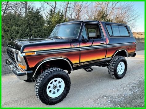 1978 Ford Bronco Ranger Xlt No Reserve Loaded For Sale Photos