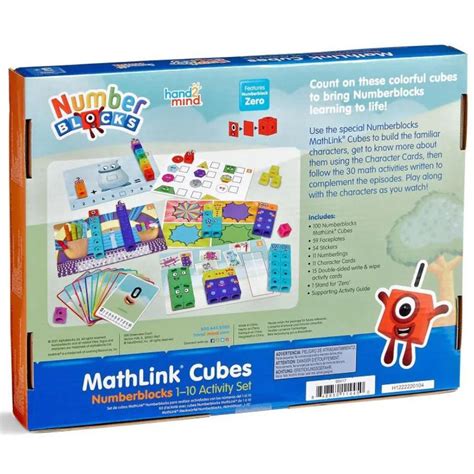 Hand2mind Numberblocks Mathlink Cubes 1 10 Activity Set Kidzinc