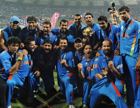 The Sports India India Lifts Cricket World Cup 2011