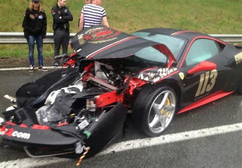 Ferrari 458 Crashes During Gumball 3000 Rally Performancedrive