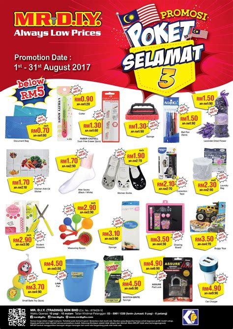 Malaysia's mr diy has opened its largest india store, as the home improvement retailer expands its retail footprint in the nation and across the asian continent. MR DIY Catalogue Discount Offer Promotion Price From RM0 ...
