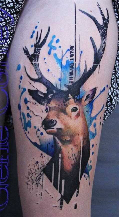 45 Inspiring Deer Tattoo Designs Cuded Deer Tattoo Designs