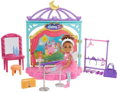Buy Barbie Club Chelsea Doll And Ballet Playset Brunette With