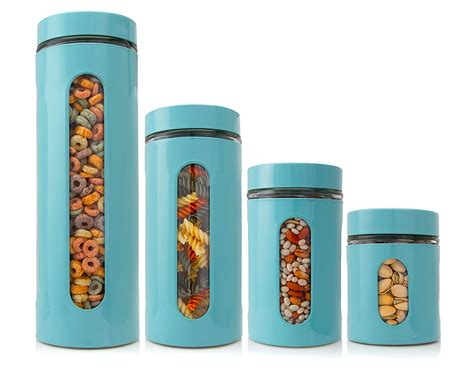 Best Canister Sets For Kitchen Counter Blue Home And Home