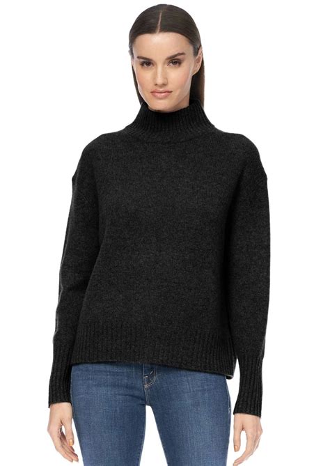 360 Sweater Lyra Cashmere Turtleneck Jumper Black