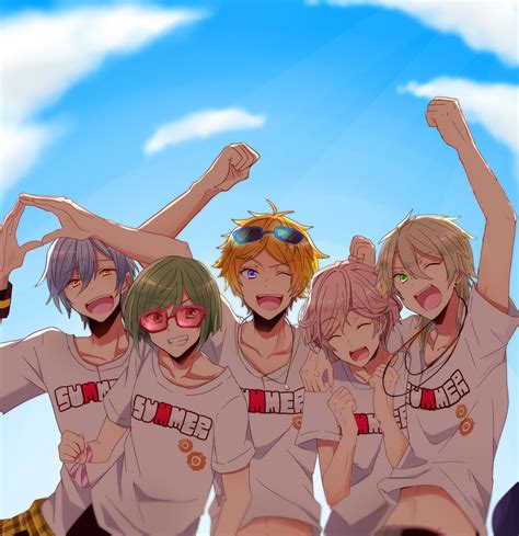 Summer Group Friend Anime Anime Friendship Cartoon As Anime