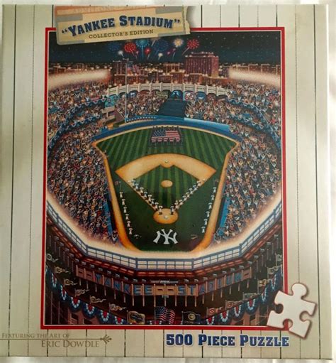 Yankee Stadium Jigsaw Puzzle 500 Piece Masterpieces Eric Dowdle Art New