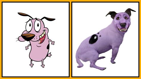 Courage The Cowardly Dog In Real Life Youtube