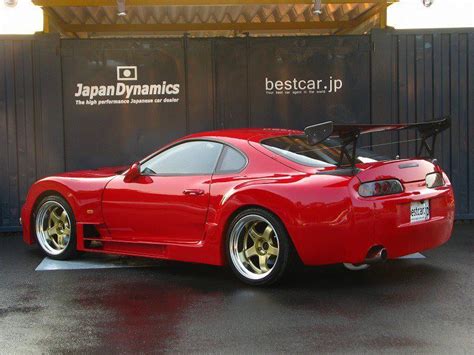 Good Looking Supra With A Body Kit Toyota Supra Supra Red Car