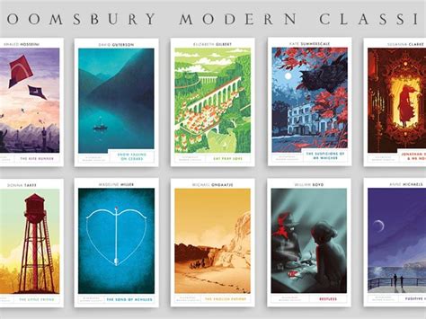 Win All Ten Of The Bloomsbury Modern Classics Book Cover Design