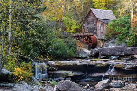 Old Virginia Mill In Autumn Colors Photograph By Norma Brandsberg