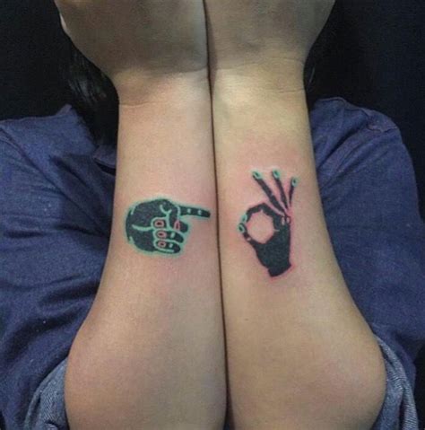 Matching tattoos are a modern and adorable way to show what two (or more) people feel for each other. Pin by helliott! ☆ on body art | Meaningful tattoos for ...