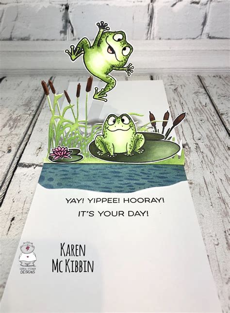 Gerda Steiner Designs Llc Leaping Frog Masculine Birthday Card