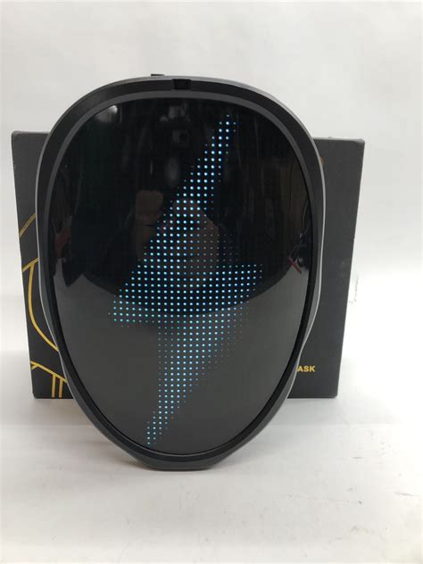 Megoo Led Mask With Bluetooth Programmable App Shining Led Light Up