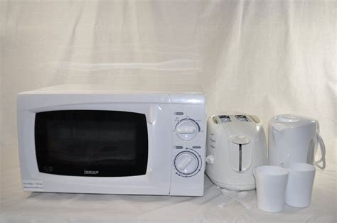 Low Power Caravan Microwave Oven Kettle And Toaster Kettle And